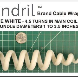 Large White Tendril™ Brand Cable Wraps 5 Pack